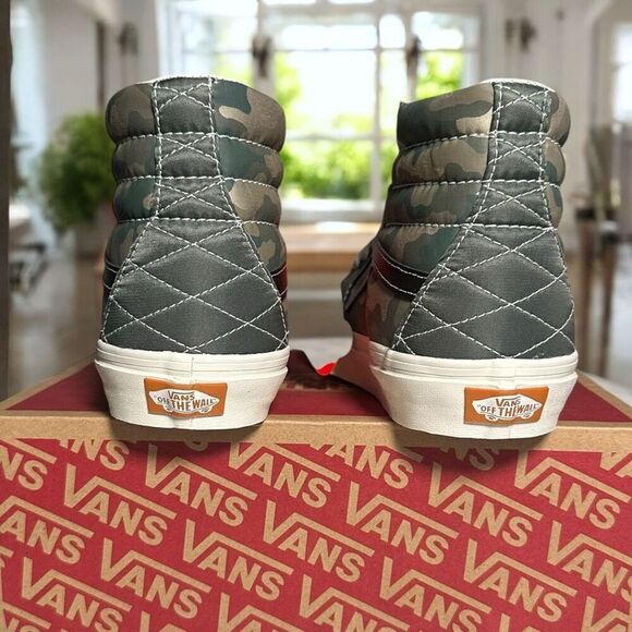 VANS Sk8-Hi Mixed Utility Camo Sneakers Men’s 5 Women’s 6.5 New in Box - Picture 10 of 16